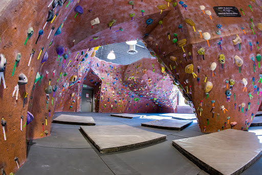 Indoor climbing at The Quarry Indoor Climbing Center